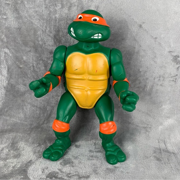 Teenage Mutant Ninja Turtles Other - Vintage 1989 TMNT Teenage Mutant Ninja Turtles  13" Michelangelo Figure Poseable